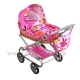 Коляска для кукол Wakart Моника роз.цветы